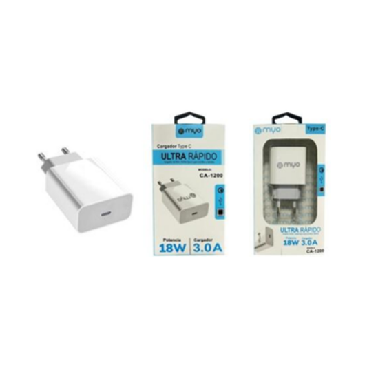 Cargador tipo C 3A 18W