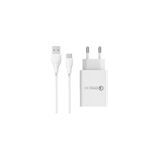 Cargador tipo C ultra rápido 3A 30W