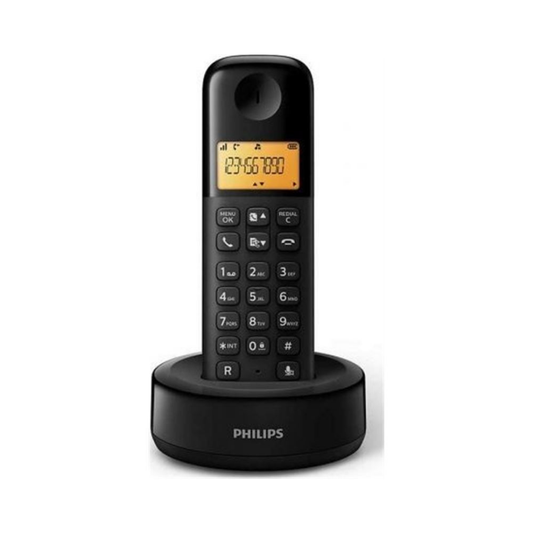 Teléfono single negro